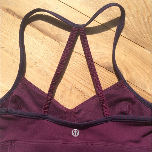 Plum lululemon strappy tank top - Picture 3 of 4